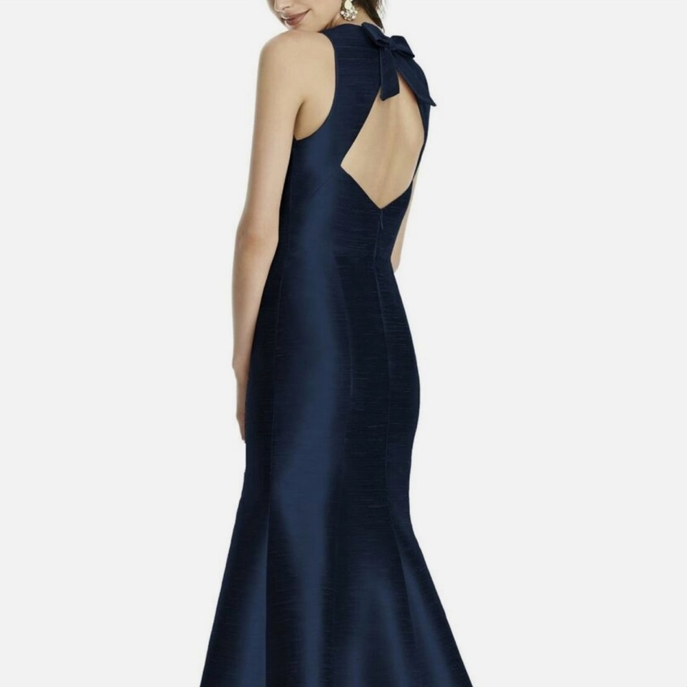 ALFRED SUNG Navy Blue Wedding Dress